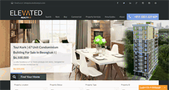 Desktop Screenshot of elevatedrealtyco.com